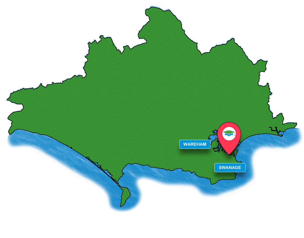 School trip Isle of Wight location map for Fore Adventure